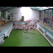 disused swimming pool in north wales