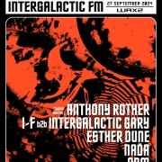 Flyer OLAM and Intergalactic night at club WAX2