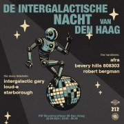 flyer Intergalactic Night at The Hague