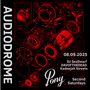 Audiodrome August Flyer