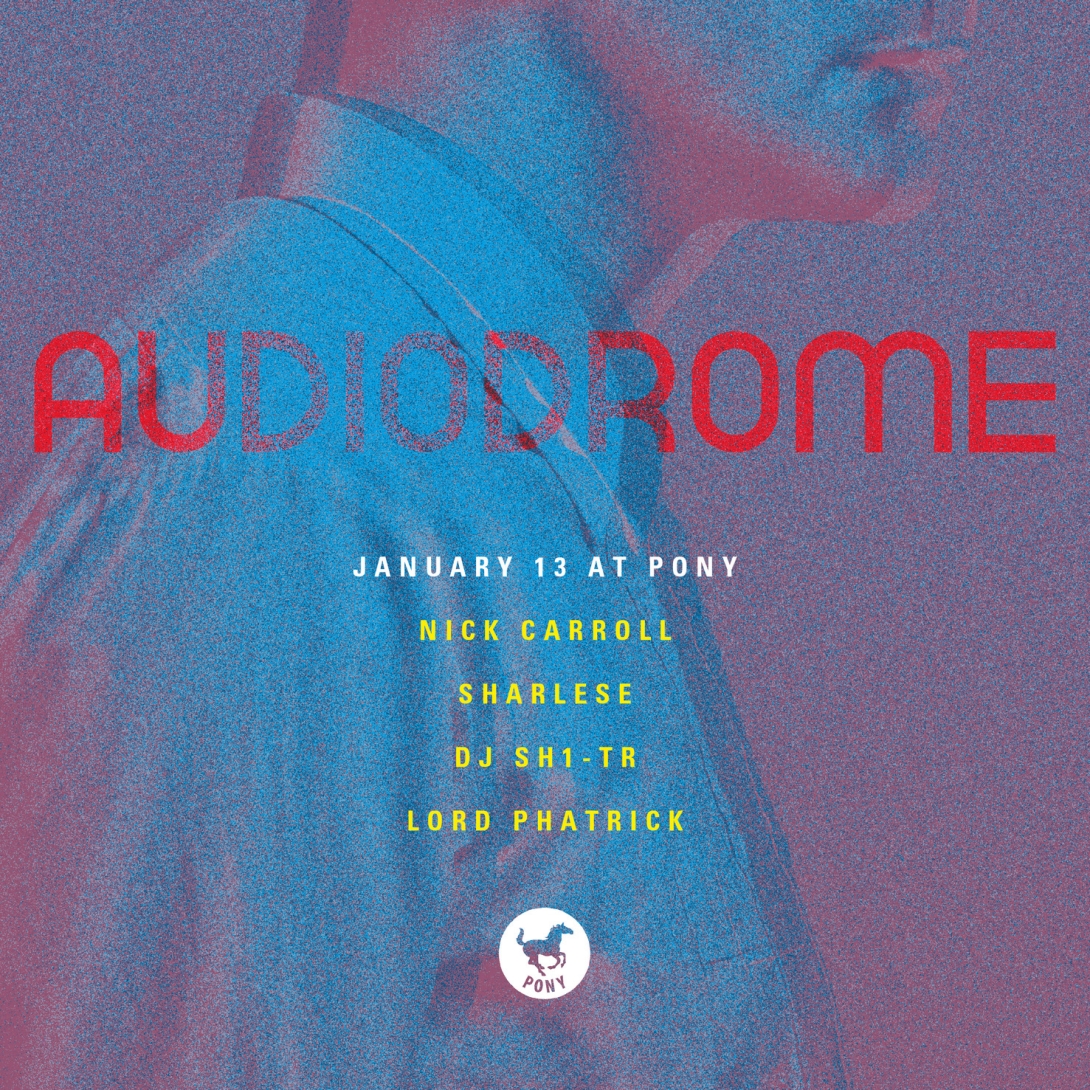 Audiodrome Januari Flyer