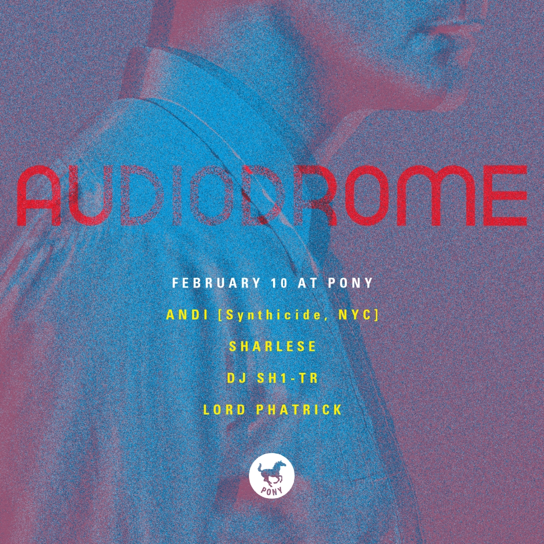 Flyer of audiodrome