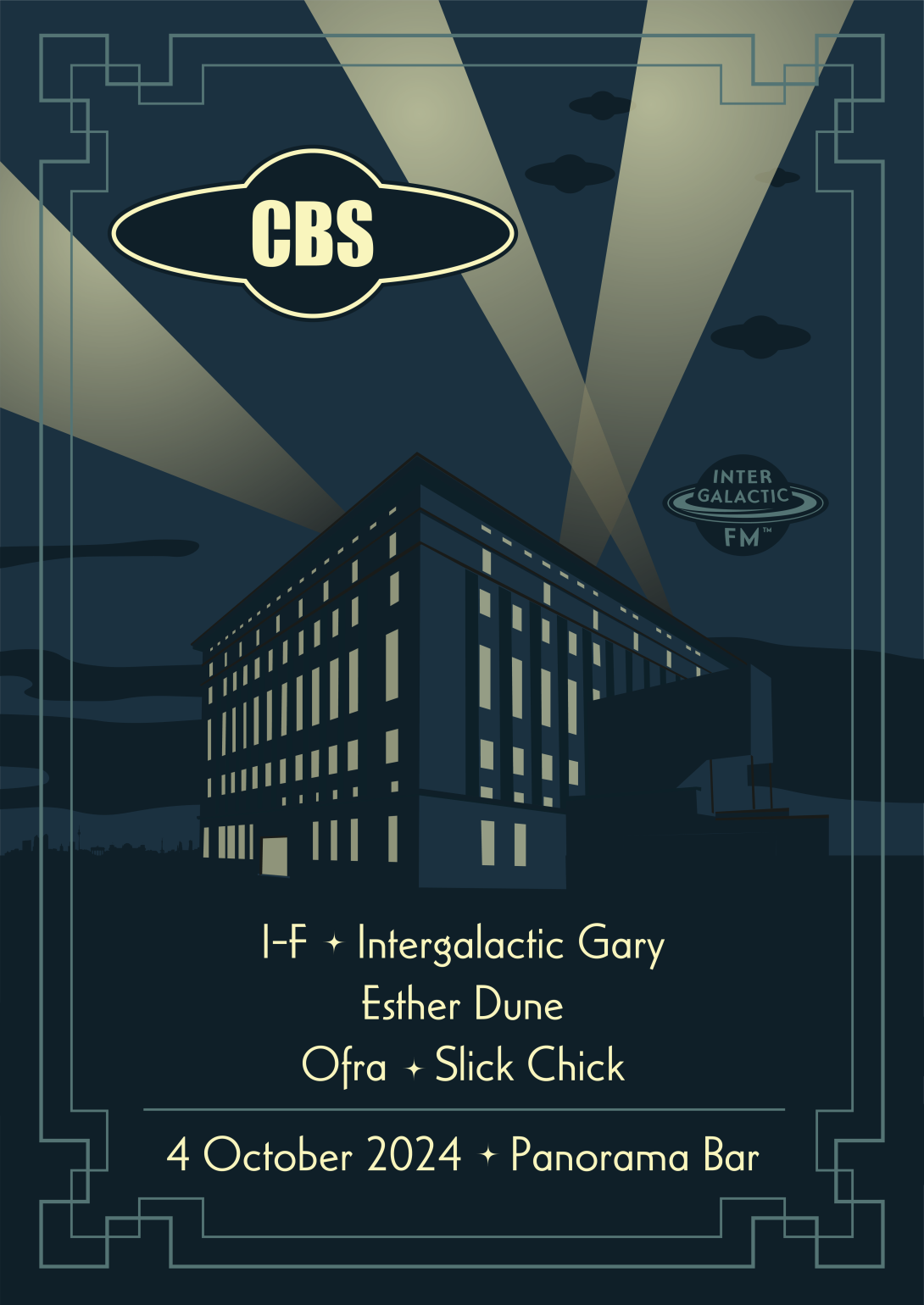 Poster CBS night at Panorama Bar in Berlin