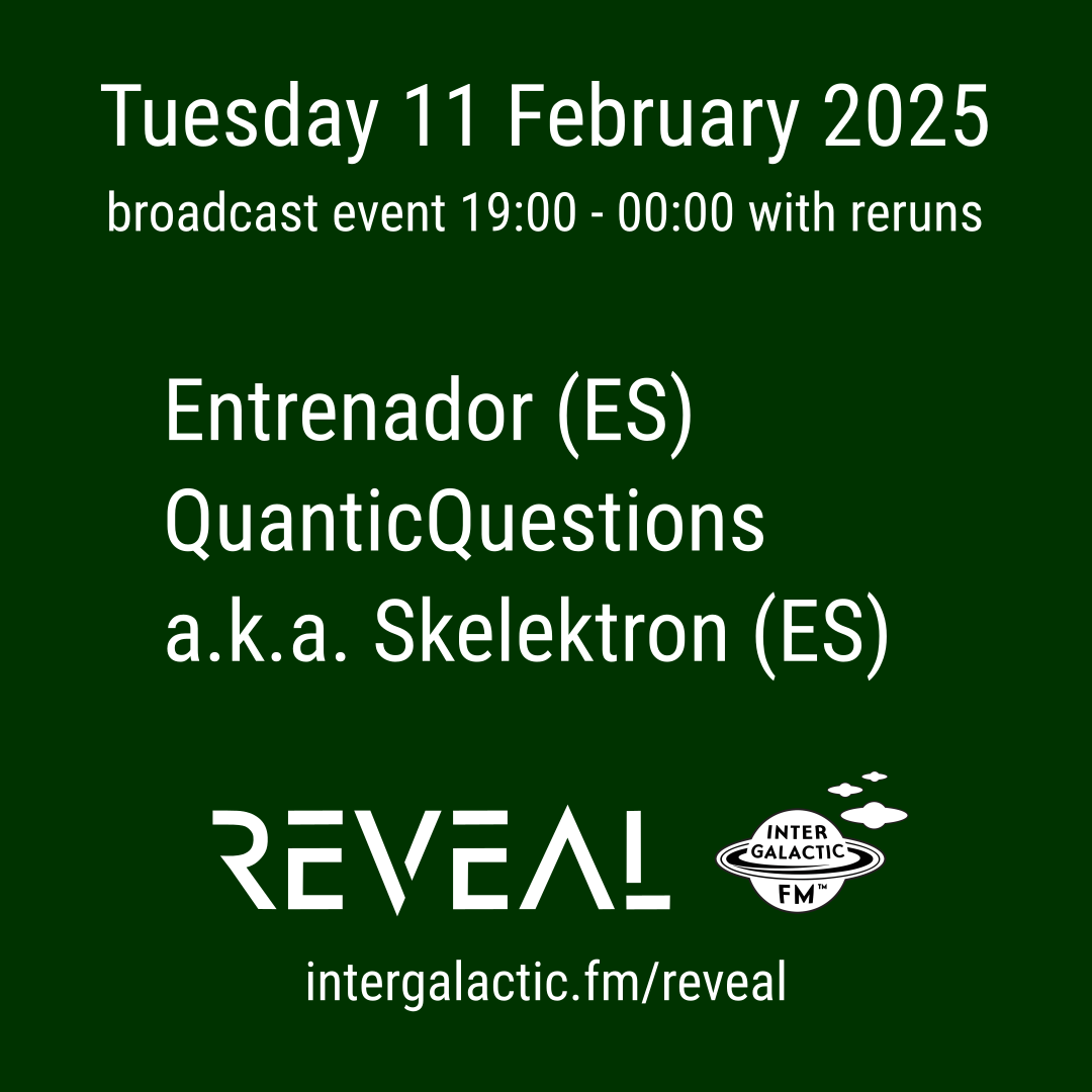 Broadcast event Entrenador (ES) & QuanticQuestions a.k.a. Skelektron (ES)