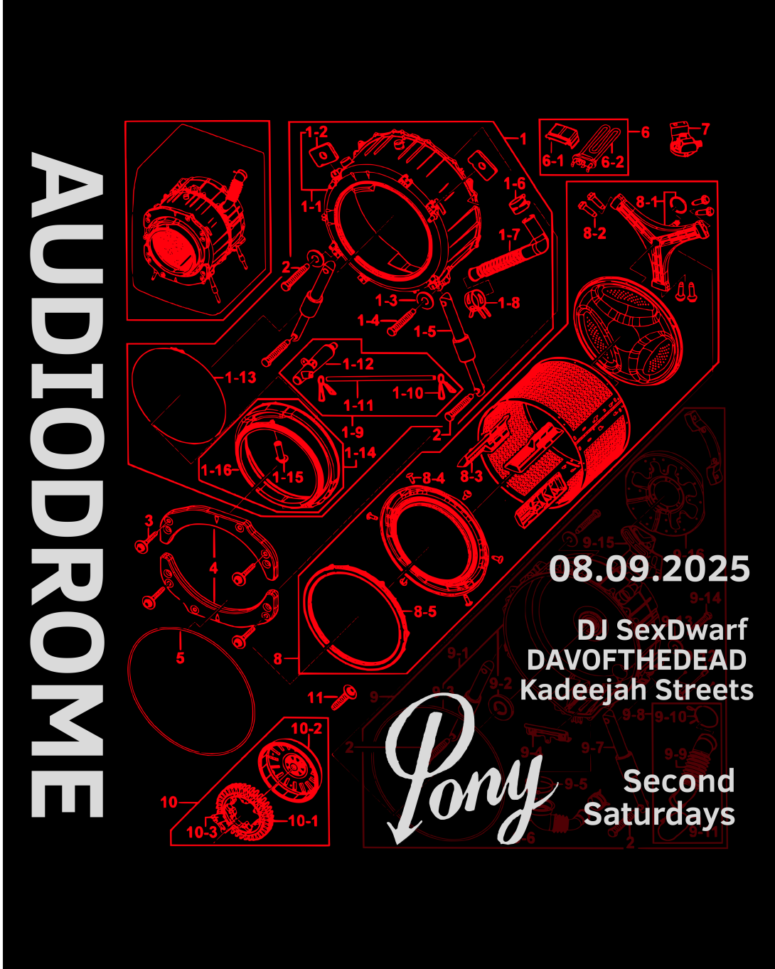 Audiodrome August Flyer