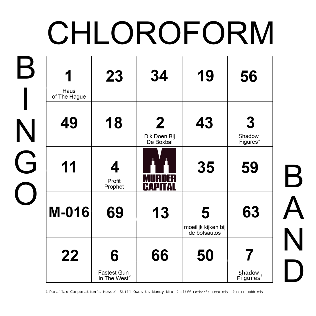 Chloroform Bingo!